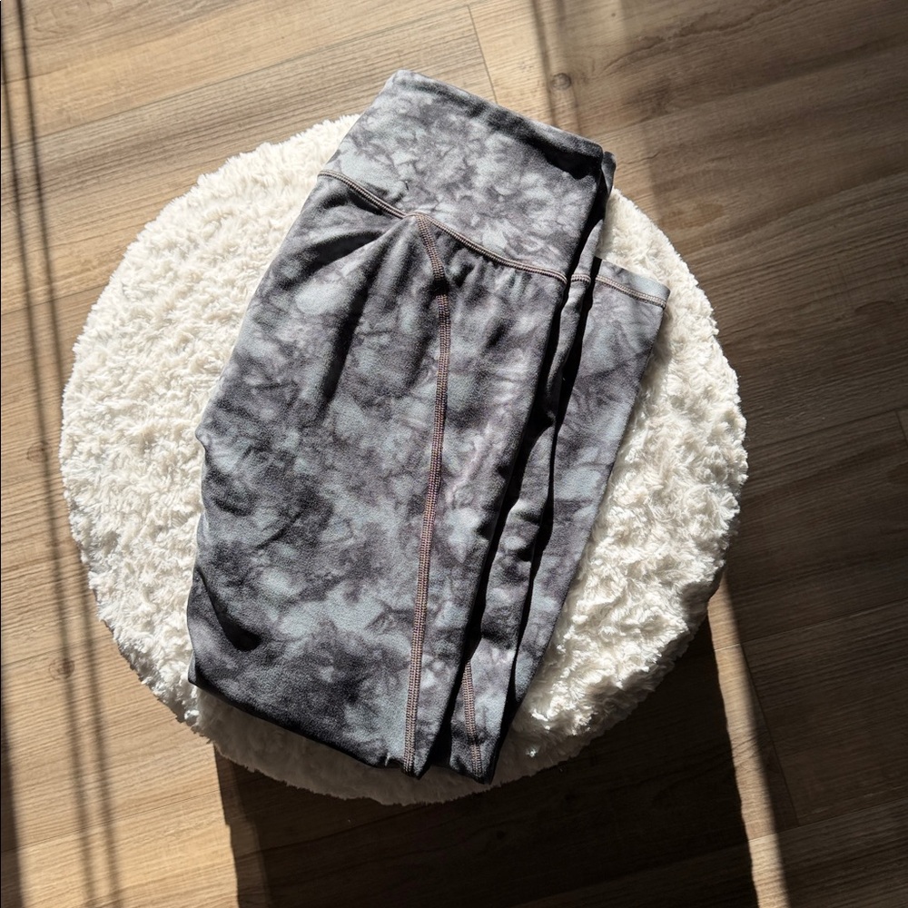 Athleta Black and Gray Leggings